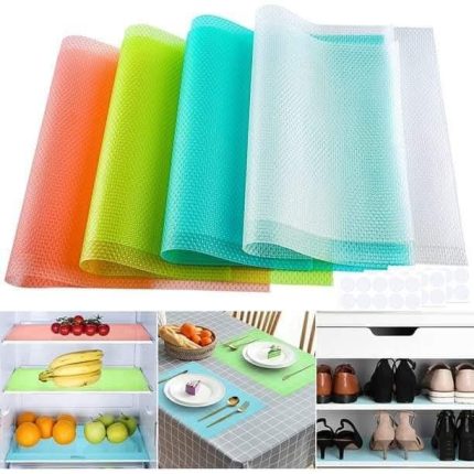 4pcs/set Multipurpose Waterproof Refrigerator Cabinet Mats