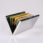 Metal Card Holder Wallet, Ultra Thin Stainless Steel Metal Wallets - Image 4