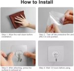 20 Pcs Transparent Wall Hooks – Stylish & Durable Hanging Solution - Image 3