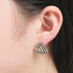 Trendy Triangle Rhinestone Geometric Women's Earrings - Image 5