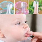 2 pcs- Baby Finger Toothbrush Soft Silicone infant Training Tooth Brush with storage box - Image 6