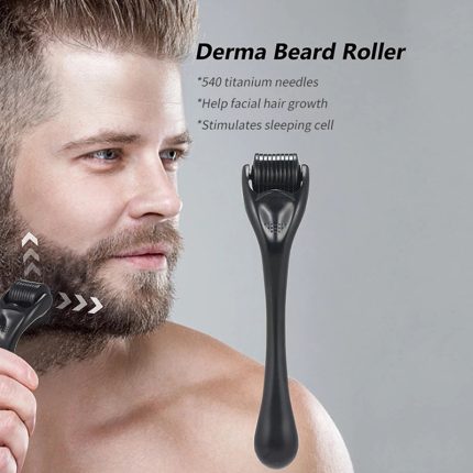 Derma Roller Micro Needle for Hair, Beard Growth and Facial Skin Therapy