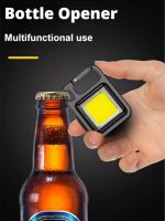 Mini Portable Pocket Keychains USB Rechargeable Flash light Coblight - Image 6