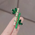 Crystal Bamboo Luxury Hijab/Saree Brooch - Image 3