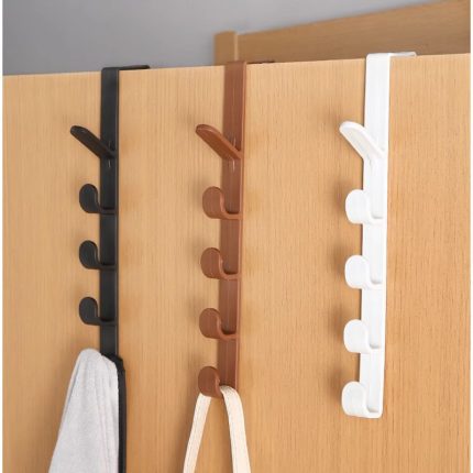 1 Pcs- 5 Layers Over The Door Hook Organiser Rack