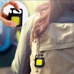 Mini Portable Pocket Keychains USB Rechargeable Flash light Coblight - Image 2