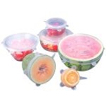 6 Pcs Set- Silicone Stretch Lids – Universal Food Wrap Cover for Every Kitchen - Image 5