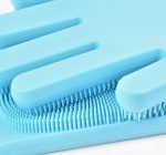 1 Pair- Household Non-Slip Magic Reusable Silicone Dish-washing Gloves - Image 8