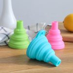 3 Pcs Set- Silicone Collapsible Oil Funnel – Foldable & Portable Kitchen Tool - Image 2