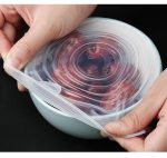 6 Pcs Set- Silicone Stretch Lids – Universal Food Wrap Cover for Every Kitchen - Image 12