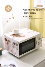 PEVA Microwave Oven Dust Cover – Waterproof & Oil-Proof Household Oven Cover - Image 6