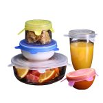 6 Pcs Set- Silicone Stretch Lids – Universal Food Wrap Cover for Every Kitchen - Image 6