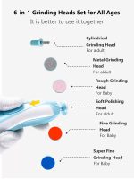 Electric Baby Nail Trimmer with LED Light – Safe & Gentle Nail Care for Your Baby - Image 9