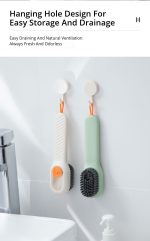 Multifunctional Shoe Brush Automatic Liquid Discharge Smooth Handle - Image 12