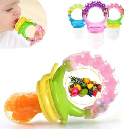 Baby Fruit Food Feeder Silicone pacifier Infant Soother Fresh food feeder