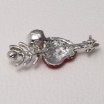 Love Shape Red Cupids Tassel Arrow Hijab/Saree Brooch - Image 8