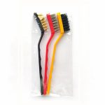 3 Pcs Set- Mini Stainless Steel Wire Brush for Cleaning Welding Slag Rust Bristle Scratch Brush - Image 5
