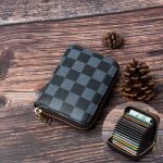 Men/Women Small Blocking Zipper Credit Card Wallet, Purse - Image 8