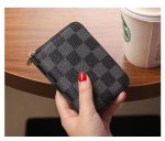 Men/Women Small Blocking Zipper Credit Card Wallet, Purse - Image 9