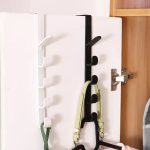 1 Pcs- 5 Layers Over The Door Hook Organiser Rack - Image 9