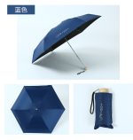 Mini Pocket Umbrella - Deep Sea Blue - Image 2