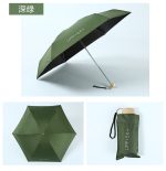 Mini Pocket Umbrella - Forest Green - Image 2