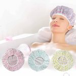 3 pcs- Waterproof Bath Cap for Women - Image 5