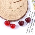 New Trendy Red/Maroon Cherry Earring - Image 2