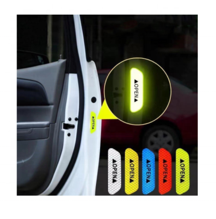 4 Pcs Set- Car Door Stickers/Universal Safety Warning Mark