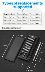 24-in-1 Precision Magnetic Screwdriver Tool Set - Image 4