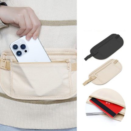 Anti-Theft Ultra-Thin Fanny Pack/Zipper Pocket