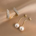 New Trendy Pearl Pendant Drop Earring - Image 2