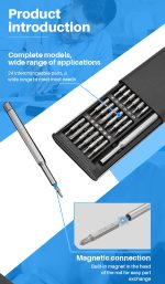 24-in-1 Precision Magnetic Screwdriver Tool Set - Image 6