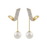 New Trendy Pearl Pendant Drop Earring - Image 4
