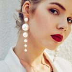 New Trendy Personalised Long Pearl Tassel Earring - Image 3