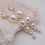 New Trendy Personalised Long Pearl Tassel Earring - Image 5