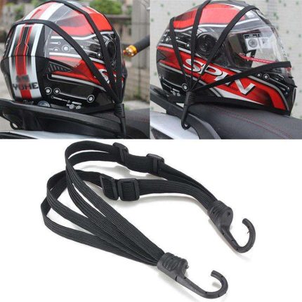 Motorcycle Luggage Strap/Helmet Net Pocket
