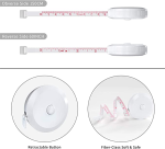 2 pcs- Portable 1.5m Ruler Mini Tape Measure - Image 3