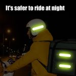 10 PCS Reflective Rim Tape - Motorcycle Reflective Tape for Helmet - Image 5