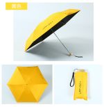 Mini Pocket Umbrella - Lemon Yellow - Image 2