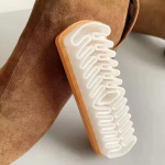 Suede Rubber Surface Cleaning Shoe Brush