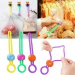 5pcs- Snack Polybag Sealing Clip/Rubber Strap