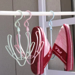 2 Pcs- Multi-Purpose Anti-Fall and Windproof Shoe Drying Hanger/Rack